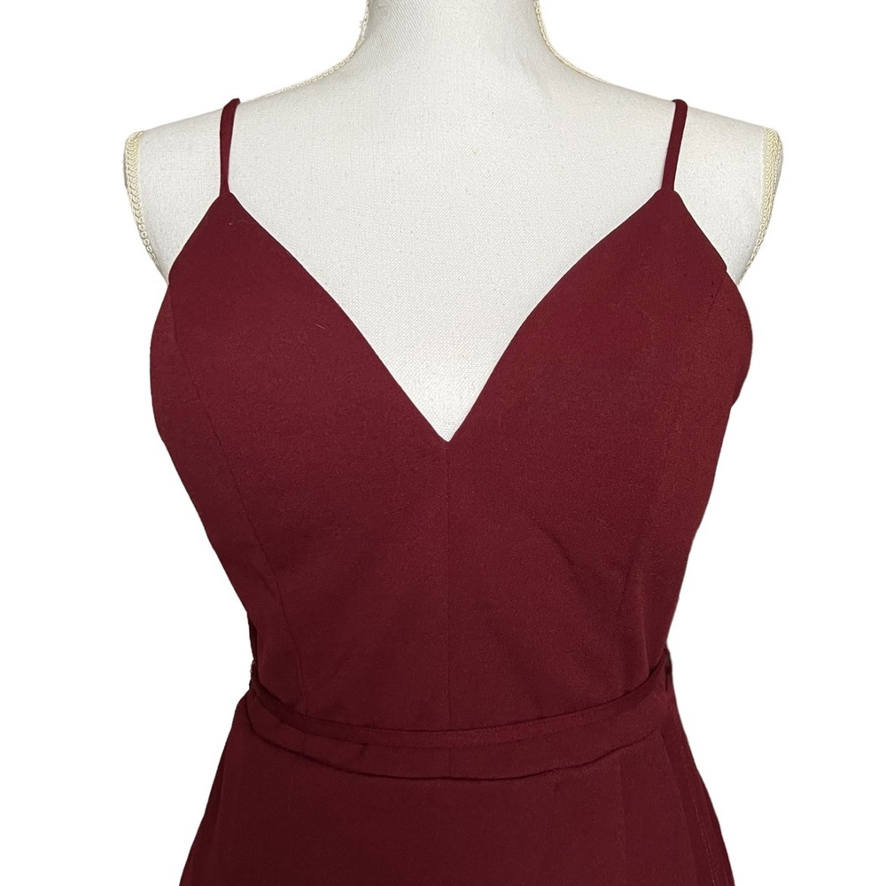 Honey & Rosie Dress Size Large Burgundy Red‎ Bodycon New - Picture 2 of 11
